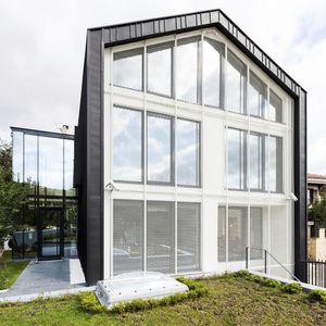 panel de vidrio con vidrio doble
