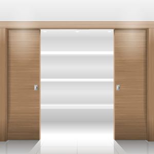 sistema corredizo oculto para puerta corredera