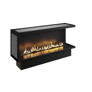 chimenea insertable de esquina