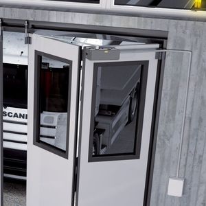 automatización para puerta industrial