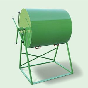 compostador de metal pintado