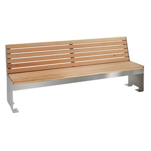 banco público de diseño minimalista