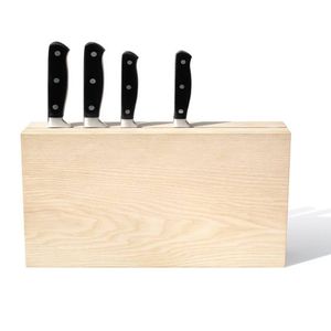 bloque de cuchillos de madera