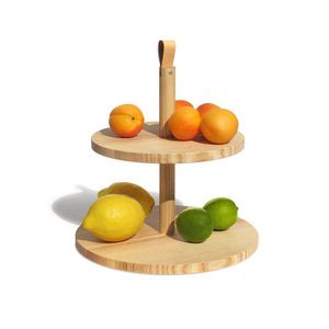 bandeja de servicio de madera