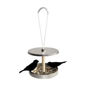 casita para pájaros de metal