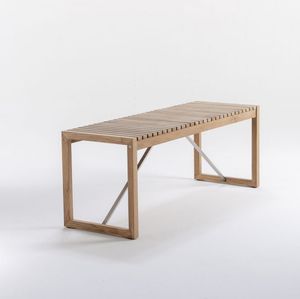 banco para jardín de diseño escandinavo