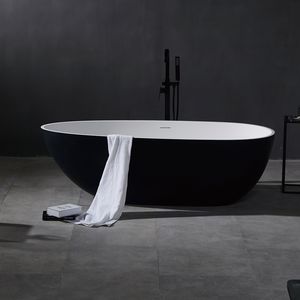 bañera ovalada
