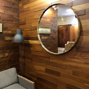 revestimiento de pared de madera maciza