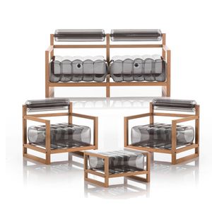 conjunto de jardin contemporáneo
