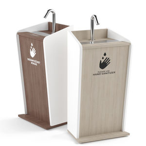 dispensador de gel hidroalcohólico de suelo