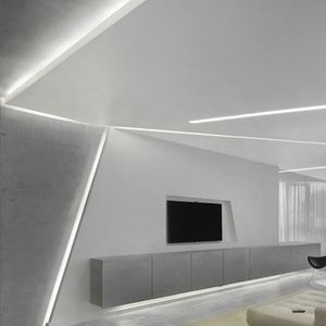 perfil de iluminación empotrable