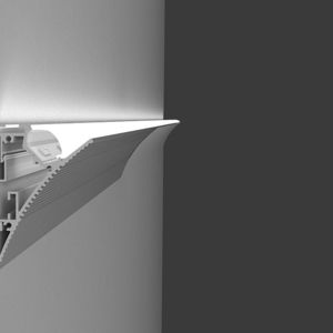 perfil de iluminación de pared