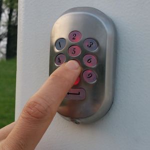 teclado numérico para control de acceso