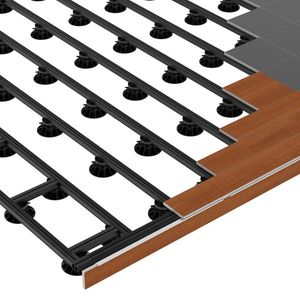 estructura para suelo técnico de aluminio