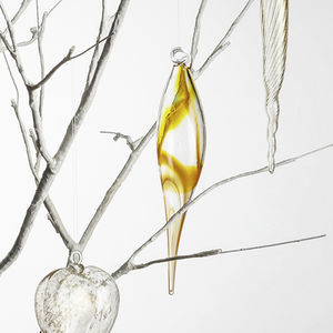 decoración para árbol de Navidad de vidrio soplado
