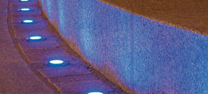 luminaria empotrable de suelo / LED / redonda / de exterior