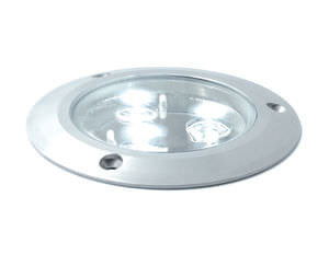 luminaria empotrable de suelo / LED / redonda / de exterior