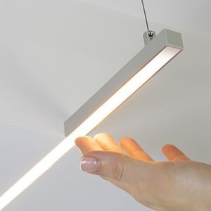 perfil de iluminación empotrable