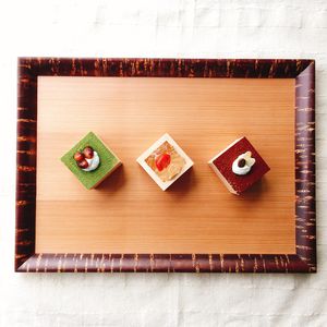 bandeja de servicio de contrachapado