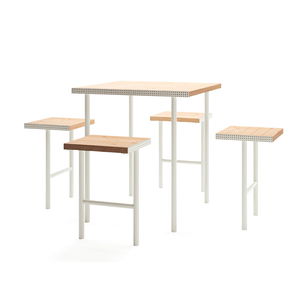conjunto de mesa y silla contemporáneo