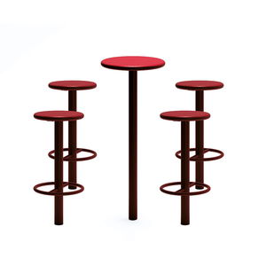 conjunto de mesa y silla contemporáneo