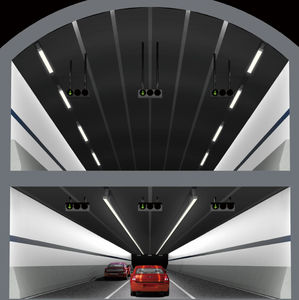 iluminación para túnel