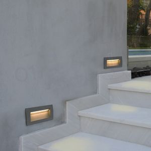 luminaria empotrable de pared