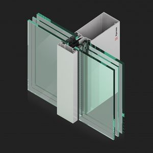 sistema de fachada de aluminio