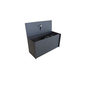buzón de paquetería con base