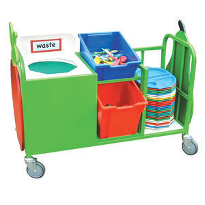 carrito para desechos