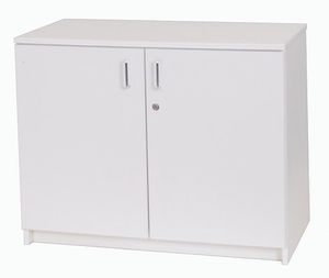 contenedor con compartimentos de madera