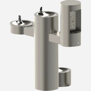 fuente de agua con mando electrónico