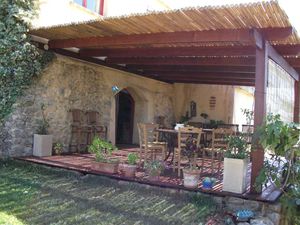 pérgola adosada