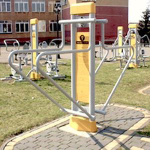 barras paralelas de exterior