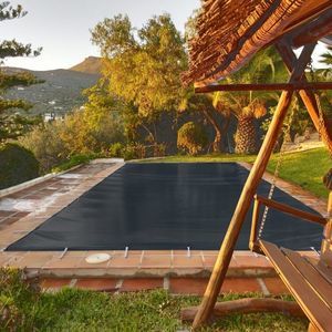 cubierta para piscina con ojales