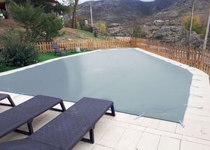 cubierta para piscina con ojales