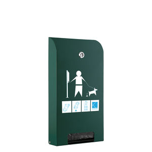 dispensador de bolsas para excrementos de perro de pared