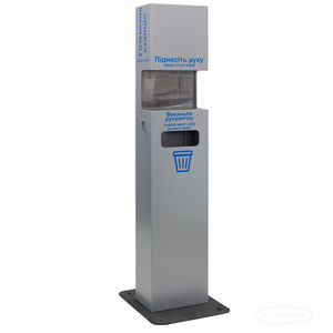 dispensador de gel hidroalcohólico de suelo