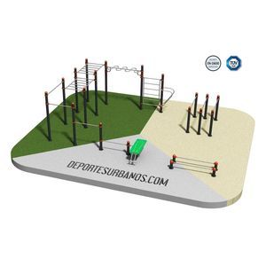 Parque de Street Workout para espacio público