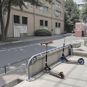 aparcapatinete de acero galvanizado