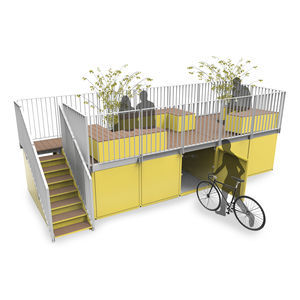 marquesina para bicicletas para espacio público