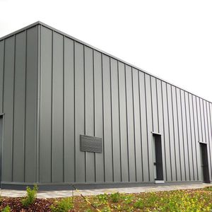revestimiento de fachada en láminas / de acero inoxidable / de aluminio prelacado / prelacado