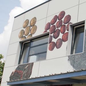 revestimiento de fachada de paneles