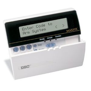 teclado de control para sistema de alarma