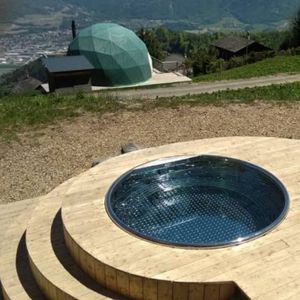 bañera nórdica de cedro