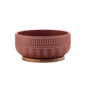 maceta de jardín de terracota