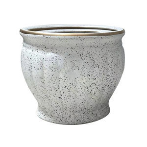 maceta de jardín de cerámica esmaltada