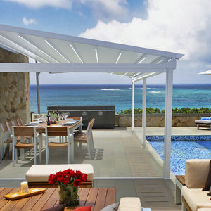 pérgola adosada