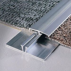 perfil de transición de aluminio