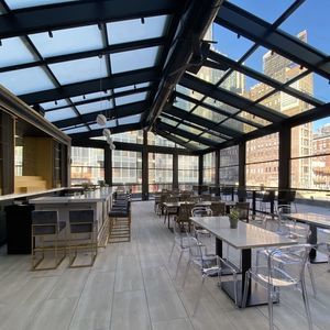 veranda de vidrio